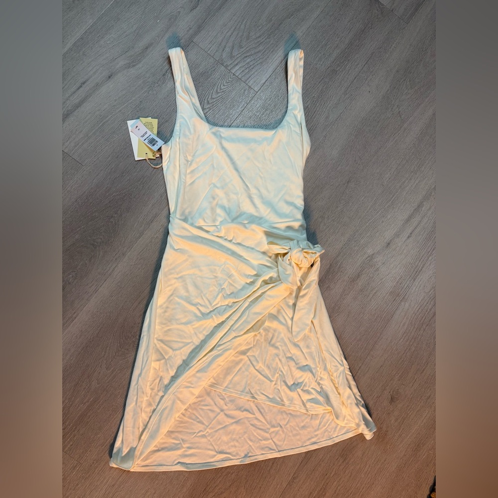Wilfred Cream Mini Dress